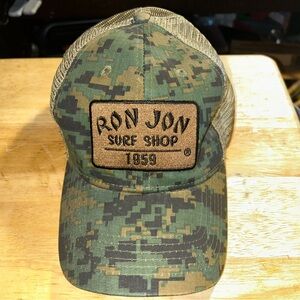 Ron Jon Surf Shop Camo Truckers Hat